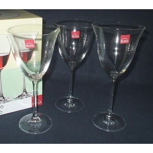 Набор бокалов для вина стеклянных FLORA - 6 шт. 350 мл Арт.51523 - фото