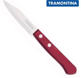 Нож металлический для овощей с деревянной ручкой 16,5/7 см  Арт.36935