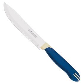 Нож металлический для мяса с пластмассовой ручкой 26,5/15 см Арт. 37015 - фото