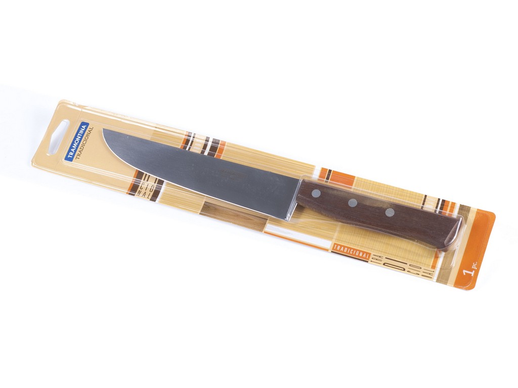 Нож металлический для мяса с деревянной ручкой 30/18 см  Арт.38937 - фото