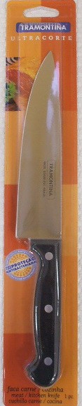 Нож металлический для мяса с пластмассовой ручкой 30,3 см  Арт.38963 - фото