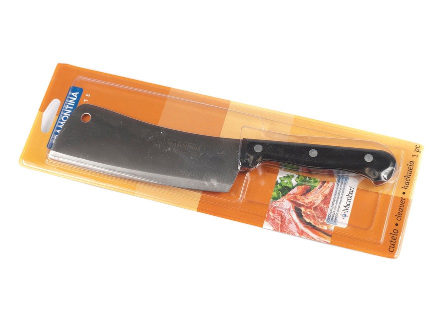 Нож-секач металлический с пластмассовой ручкой 29/16 см  Арт. 38965 - фото