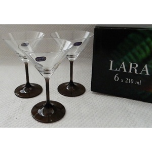 Набор бокалов для мартини LARA 6 шт. 210 мл Арт.61739 - фото