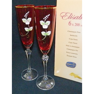 Набор бокалов для шампанского ELISABETH - 6 шт. 200 мл Арт.61756 - фото