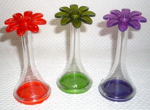 Емкость для специй пластмассовая с крышкой ''Цветок'' 75 мл  Арт. 41796 - фото