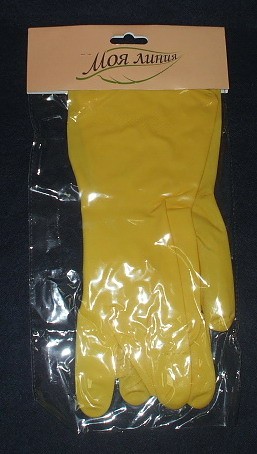 Перчатки резиновые размер S 1 пара  Арт. 43207 - фото