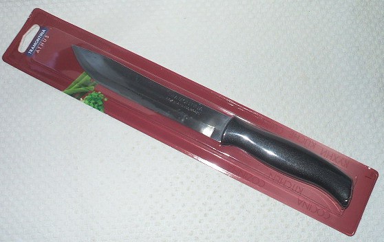 Нож металлический с пластмассовой ручкой 30/17,8 см  Арт. 46138 - фото