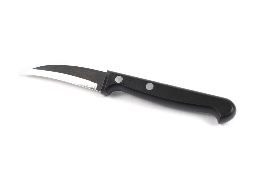 Нож металлический для овощей с пластмассовой ручкой 18/6,7 см  Арт. 46144 - фото