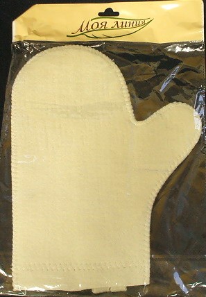 Рукавица для сауны полиэстер 19, 5*22, 5 см Арт.50996 - фото