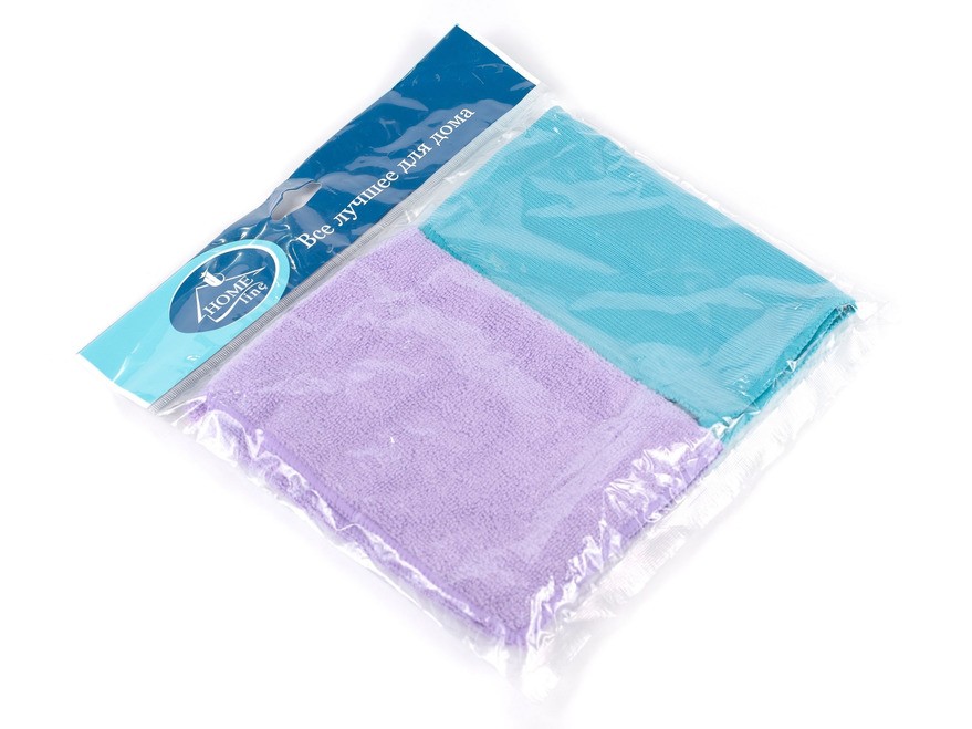 Набор салфеток для мытья окон микрофибра 2 шт. 35*35 см  Арт. 51124 - фото