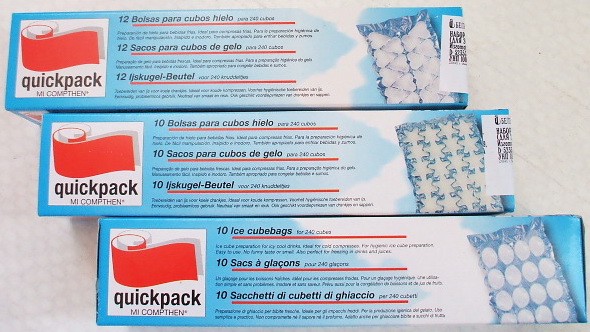 Набор пакетов для льда полиэтиленовых 10 шт. (для 240 кубиков)  Арт. 53089 - фото