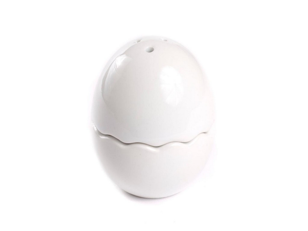 Набор для специй фарфоровый ''яйцо'' 2 пр.: солонка, перечница 7 см (код 203632),  Арт.57129 - фото