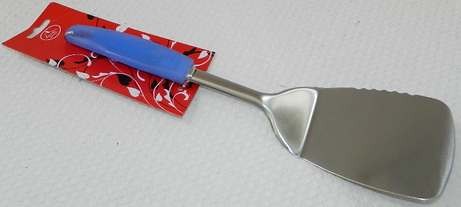 Лопатка кухонная металлическая с пластмассовой ручкой 32 см  Арт. 59940 - фото