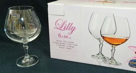Набор бокалов для бренди LILLY 6 шт. 400 мл Арт.60226