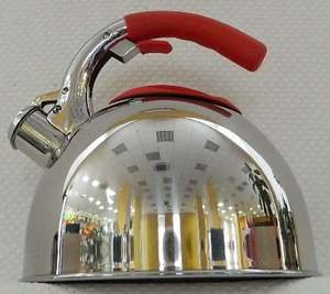 Чайник металлический со свистком и пластмассовой ручкой 2,7 л Арт. 60341 - фото