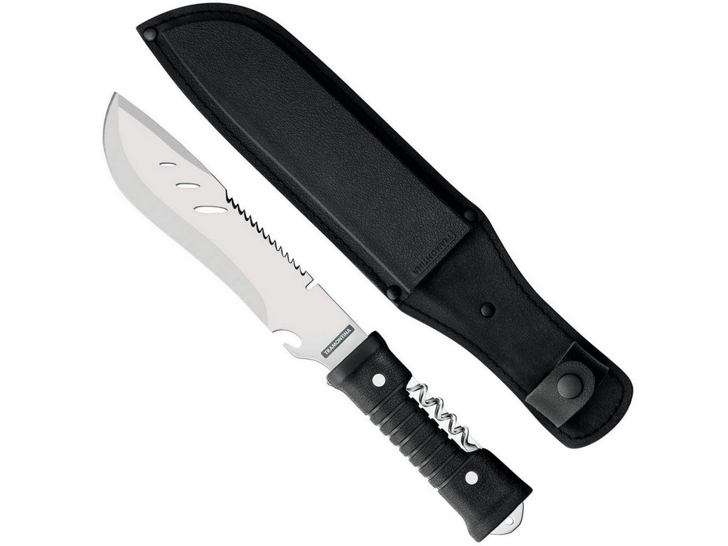 Нож металлический разделочный в чехле 20 см Арт. 60741
