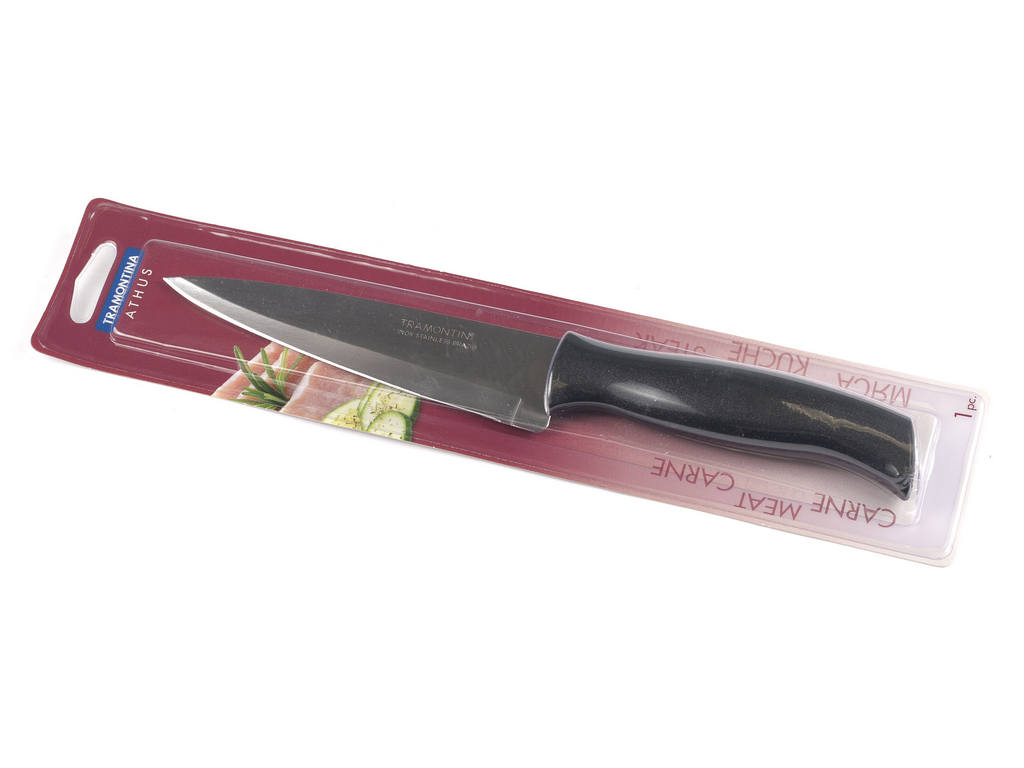 Нож металлический с пластмассовой ручкой 27,2/14,8 см  Арт. 60744 - фото
