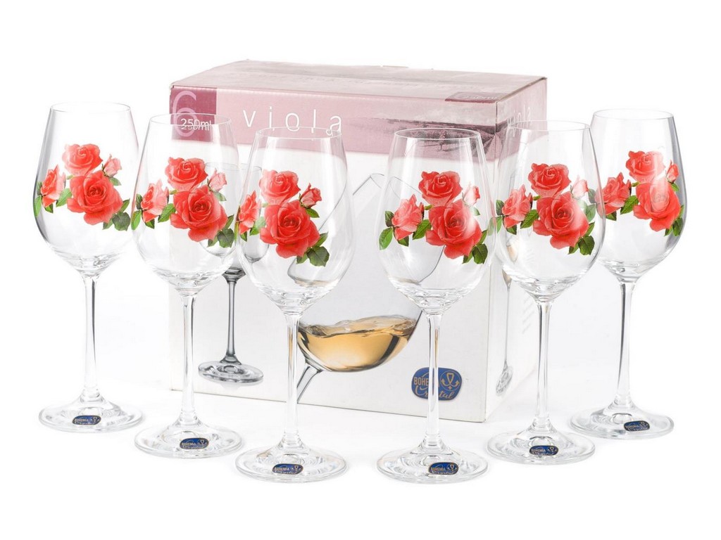 Набор бокалов для вина VIOLA 6 шт. 250 мл Арт.61774