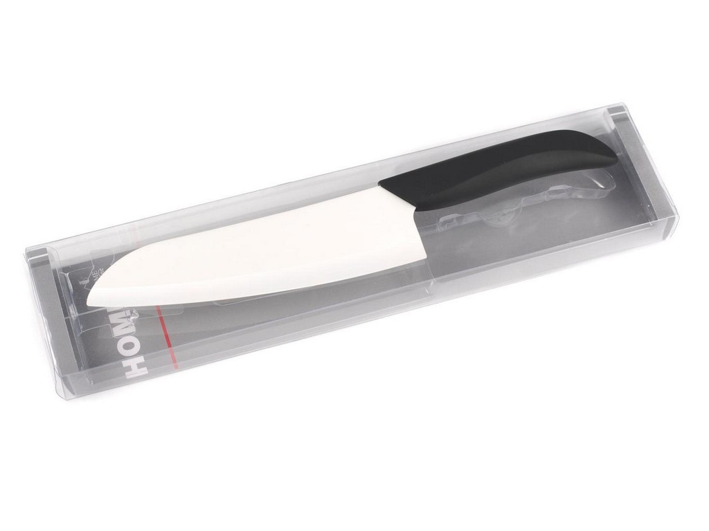 Нож керамический с платмассовой ручкой 18 см Арт. 62690
