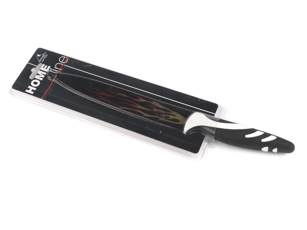 Нож металлический с антибактериальным покрытием с пластмассовой ручкой 20,3 см  Арт. 62737 - фото