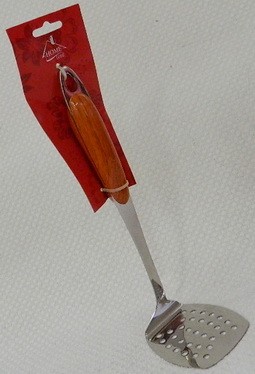 Мялка для картофеля металлическая с пластмассовой ручкой 29 см Арт. 63195 - фото