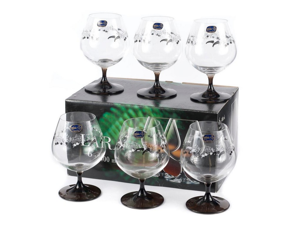 Набор бокалов для вина LARA декор. 6 шт. 400 мл Арт.68496
