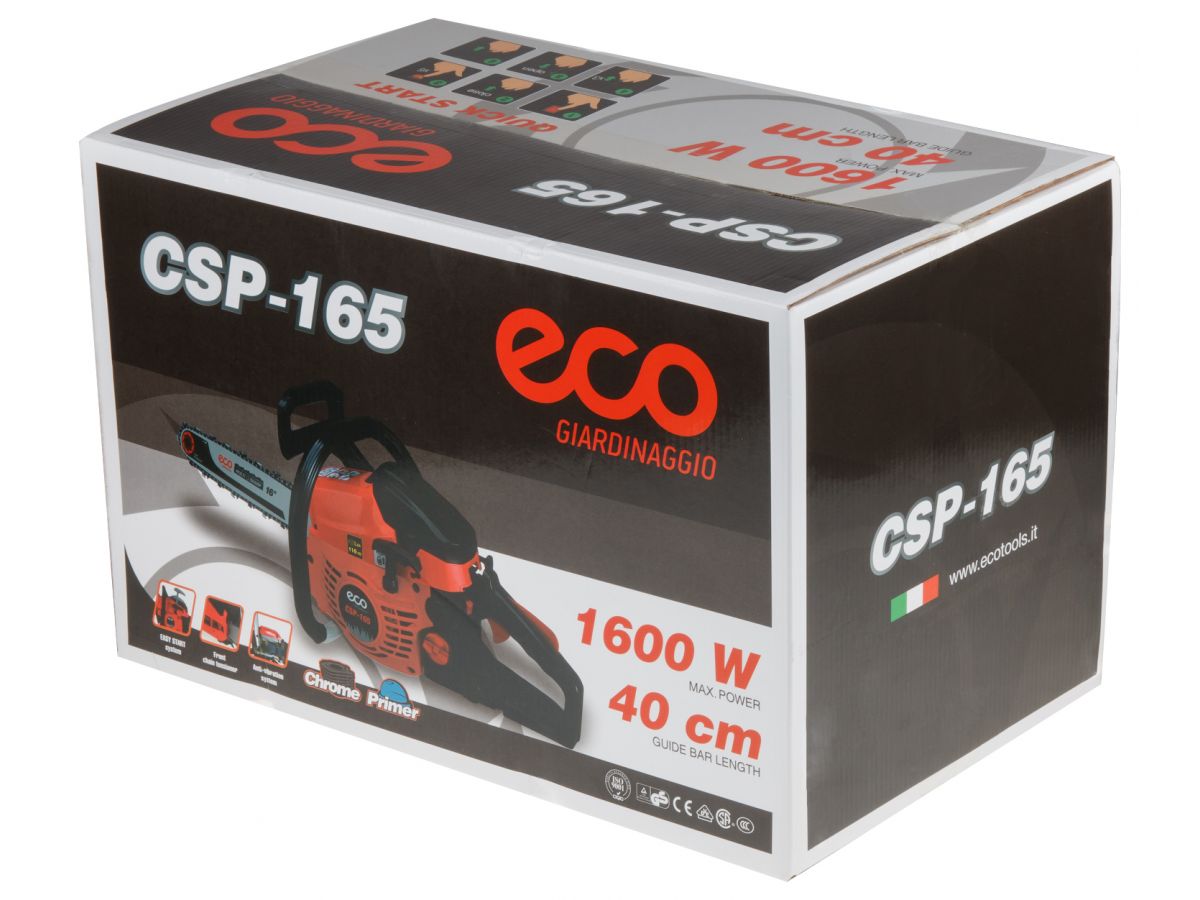 Бензопила ECO CSP-165 шина 40 см (16