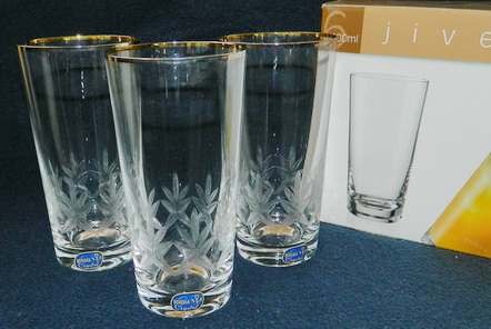 Набор стаканов JIVE декор. 6 шт. 400 мл (натрий-кальций-силикатное стекло) Арт. 69135