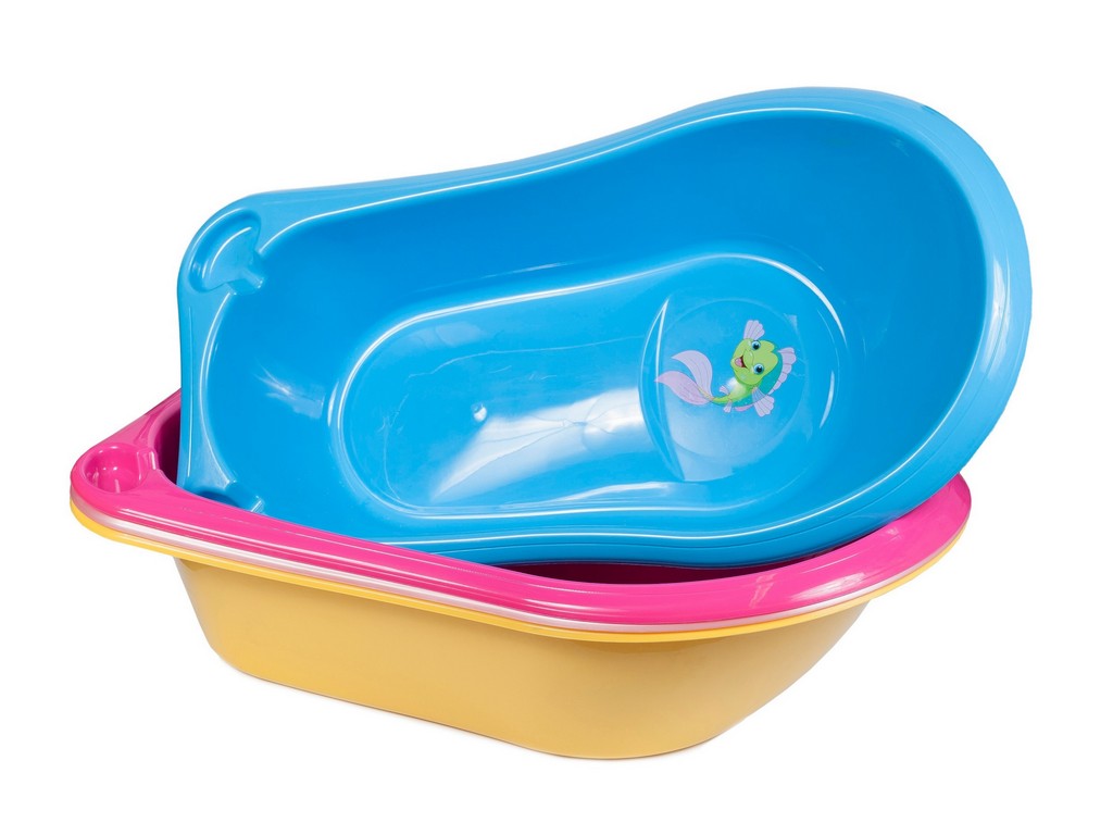 Ванночка для купания пластмассовая детская 89*46*22 см Арт. 72104 - фото