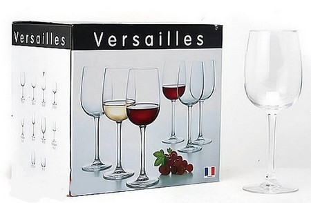 Набор бокалов для вина стеклянных Luminarc VERSAILLES -  6 шт. 270 мл  Арт. 73764 - фото
