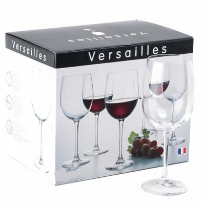Набор бокалов для вина стеклянных Luminarc VERSAILLES -  6 шт. 580 мл  Арт. 73766