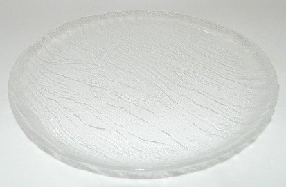 Тарелка десертная стеклянная ''Вулкан'' 19 см Арт.74349 - фото