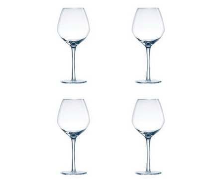 Набор бокалов для вина стеклянных VINERY -  4 шт. 350 мл Арт. 76393