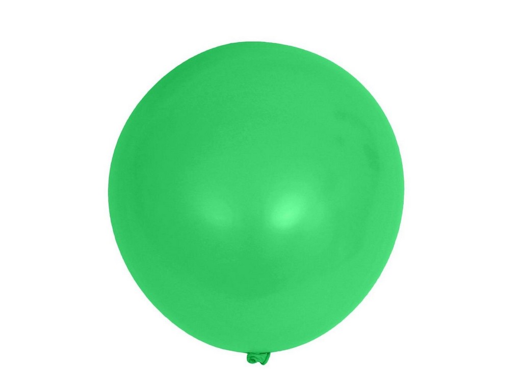 Шарик латексный надувной зеленый 81 см  Арт.77274