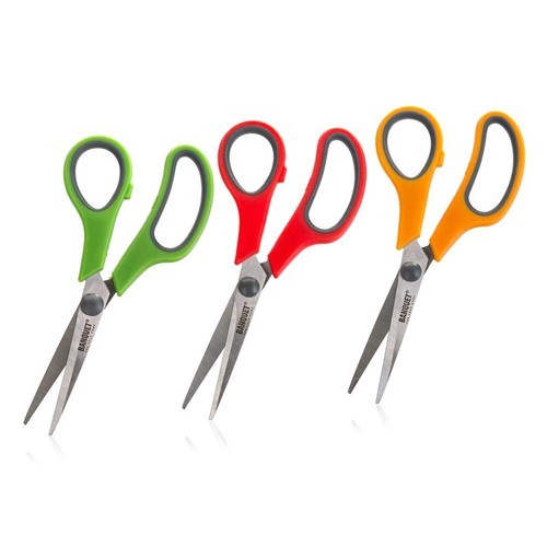 Ножницы универсальные металлические с пластмассовыми ручками 15 см Арт. 78091 - фото