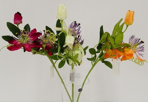 Цветок искусственный ''Клематис'' 60 см Арт. 78218 - фото