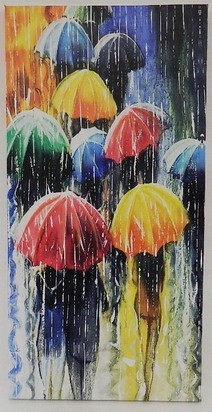 Картина декоративная ''Дождь'' 30*60 см Арт. 78278 - фото