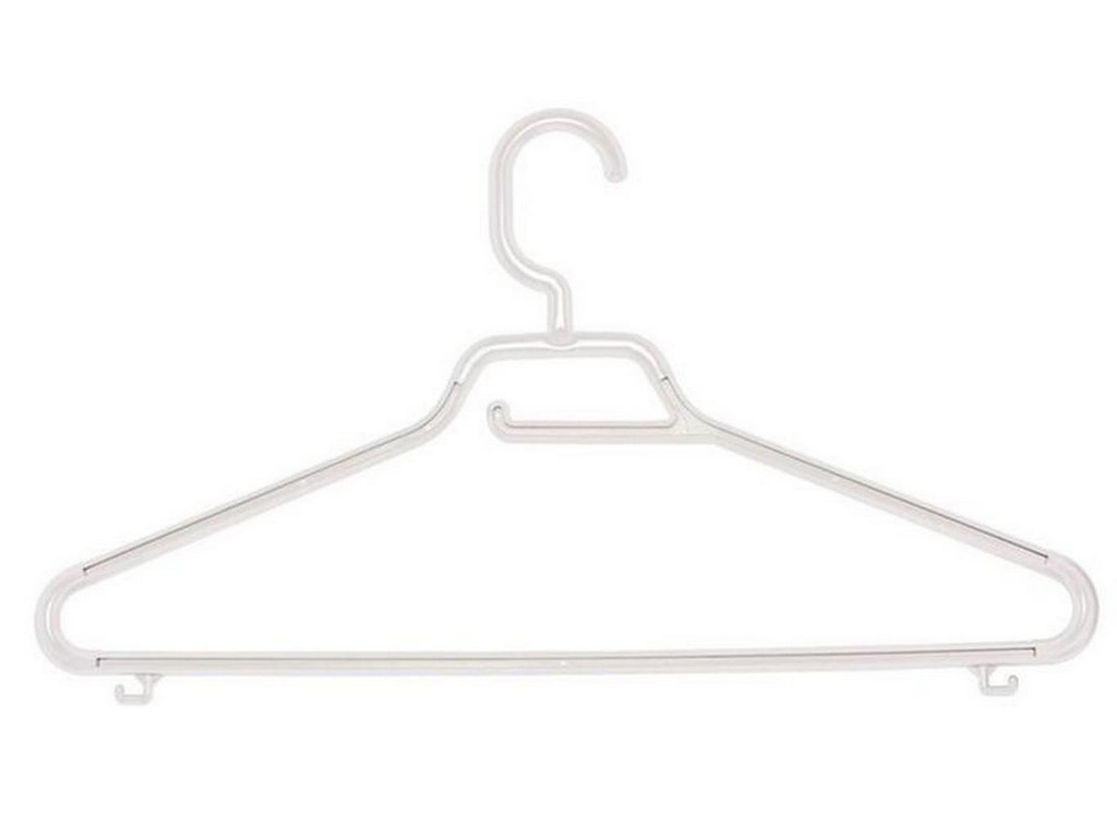 Набор вешалок для одежды пластмассовых 3 шт. 42,5 см  Арт. 78632 - фото