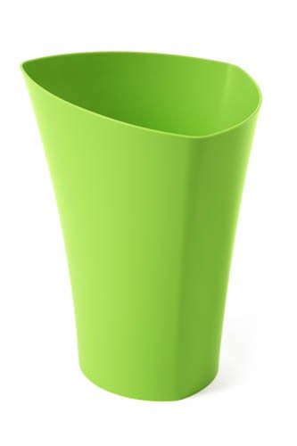 Кашпо пластмассовое ''Wenus'' зеленое 14*20 см  Арт. 78854