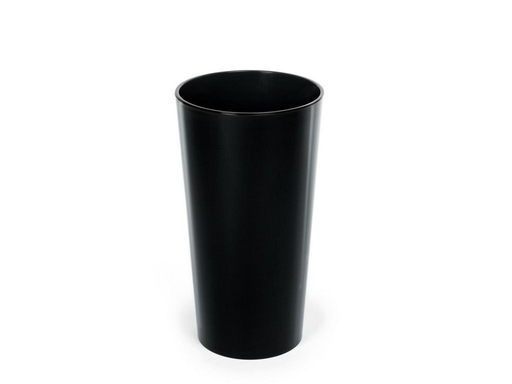 Кашпо пластмассовое ''Lilia'' черное 25*46 см Арт. 78911 - фото
