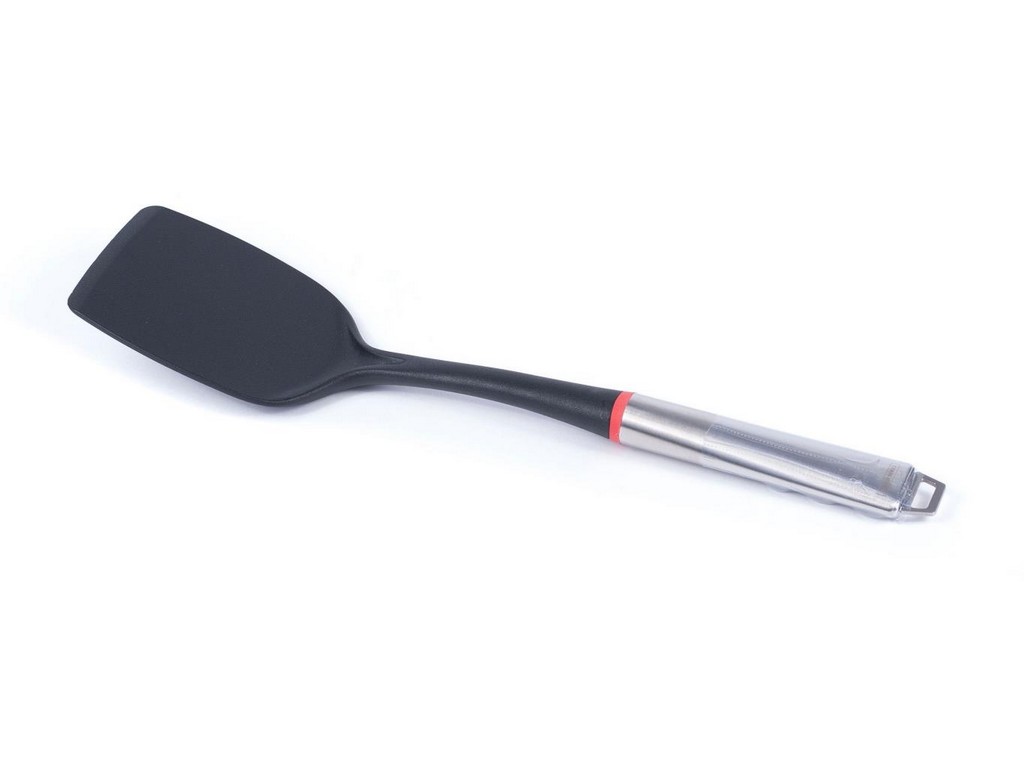 Лопатка кухонная пластмассовая с металлической ручкой 35 см Арт. 80394 - фото