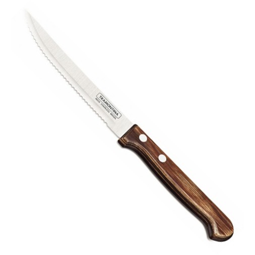 Нож металлический ''Polywood'' с деревянной ручкой 22/11,5 см  Арт. 80464 - фото