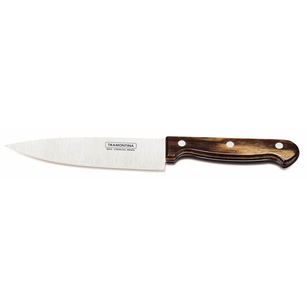 Нож металлический ''Polywood'' с деревянной ручкой 27,5/15 см Арт. 80466 - фото