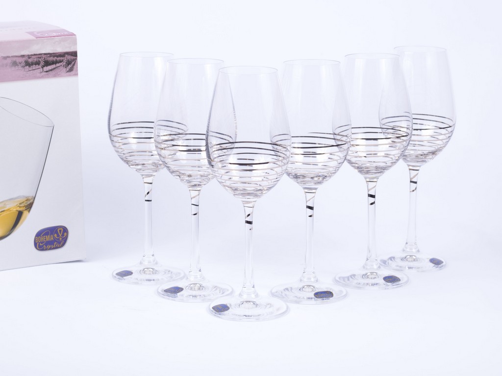 Набор бокалов для вина Viola декор. 6 шт. 250 мл  Арт.81685