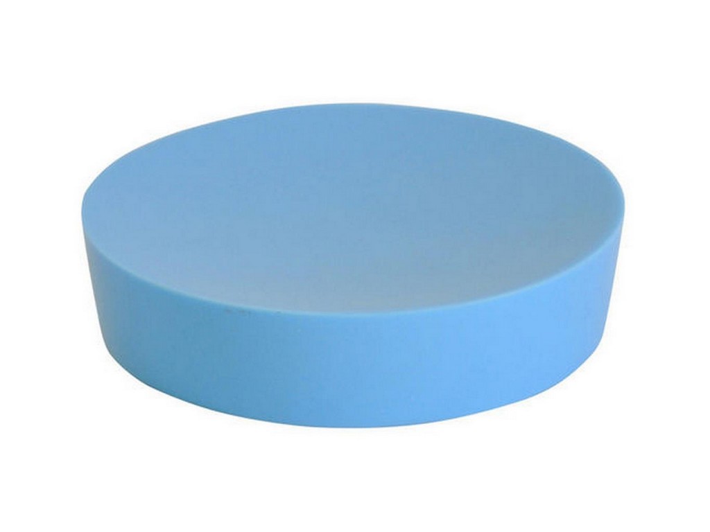 Подставка для мыла полирезин ''paris bright blue'' 10,4*10,4*2,5 см Арт.82089 - фото