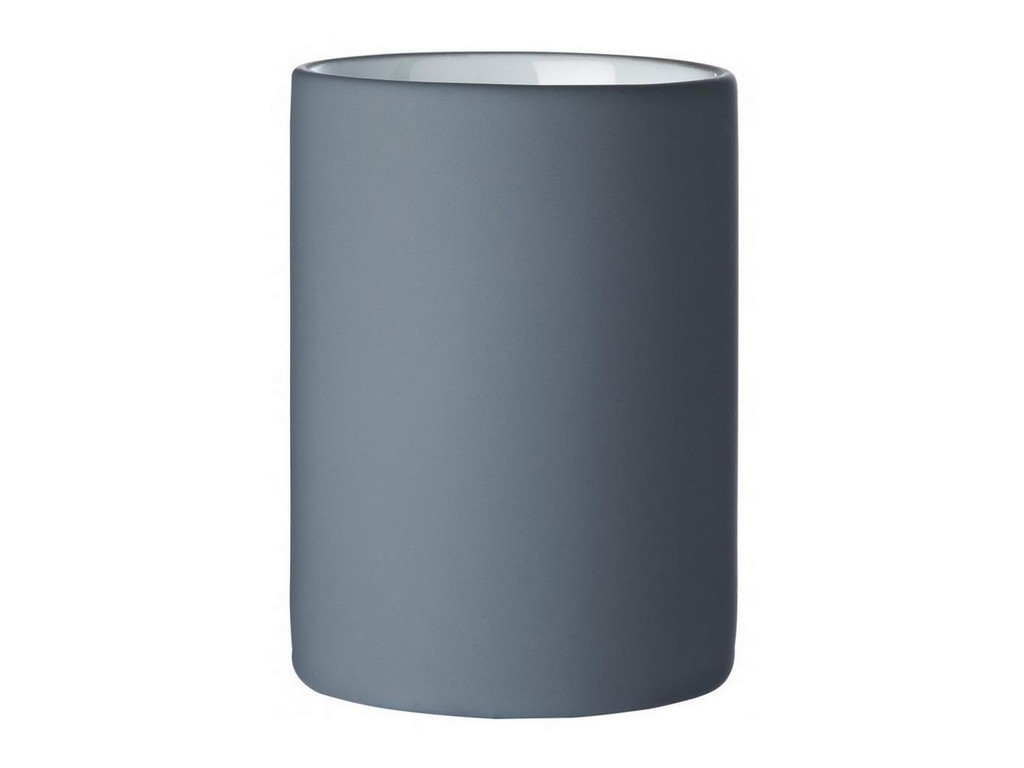 Стакан туалетный керамический ''elegance grey'' 7*7*10 см   Арт.82132