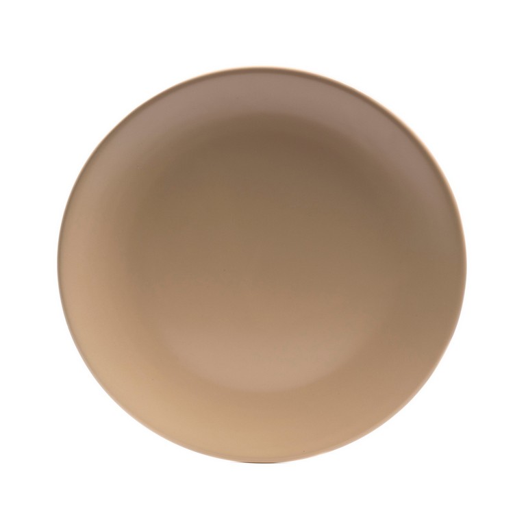 Тарелка десертная керамическая кремовая 20 см   Арт.82371 - фото