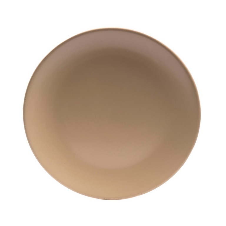Тарелка мелкая керамическая кремовая 26,5 см Арт.82372 - фото