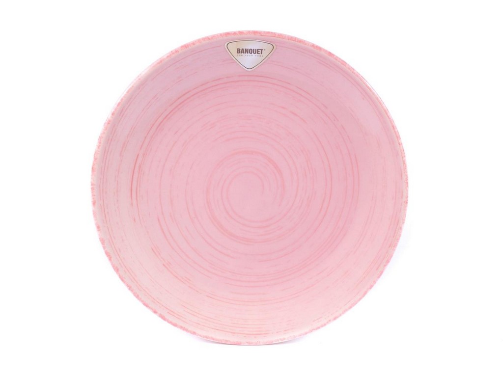 Тарелка десертная керамическая розовая 20 см Арт.82385 - фото