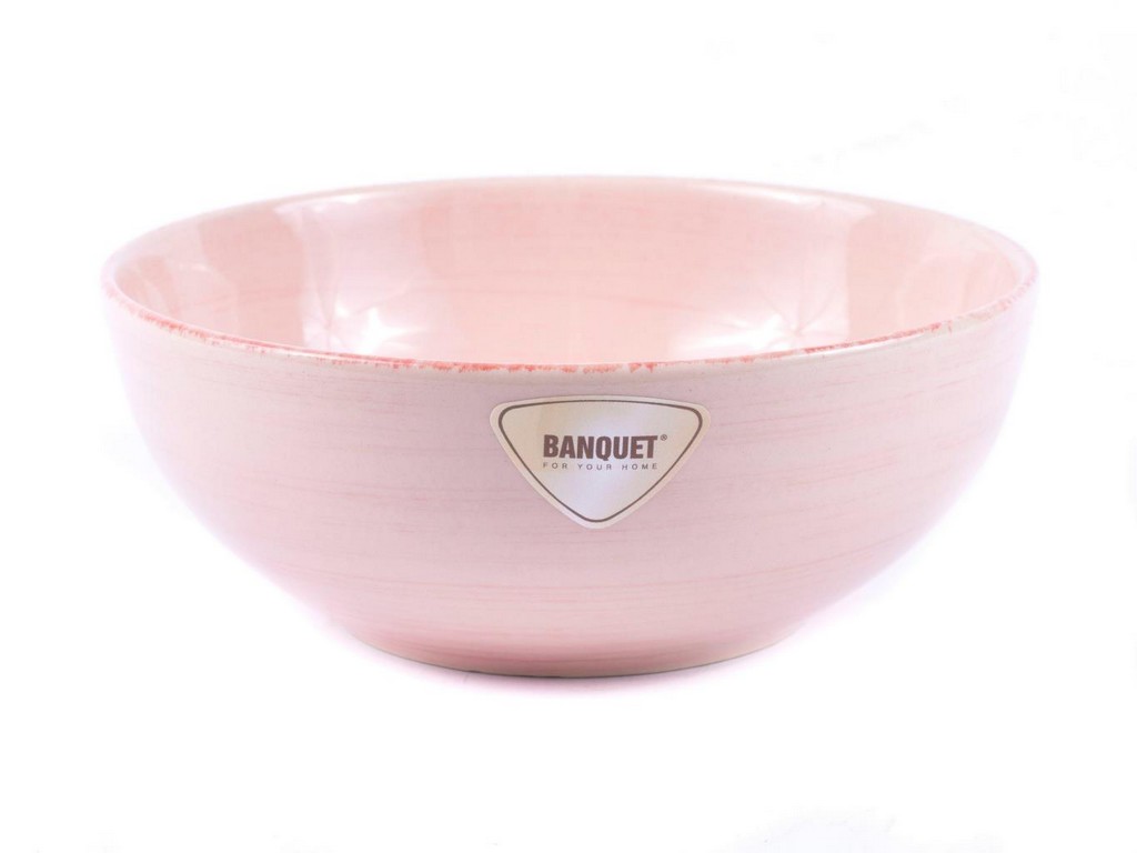 Салатник керамический розовый 15 см Арт.82387 - фото